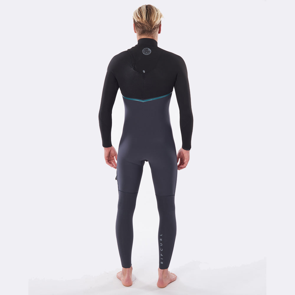 Rip Curl E Bomb 5/3mm Zip Free Winter Wetsuit - Charcoal Grey