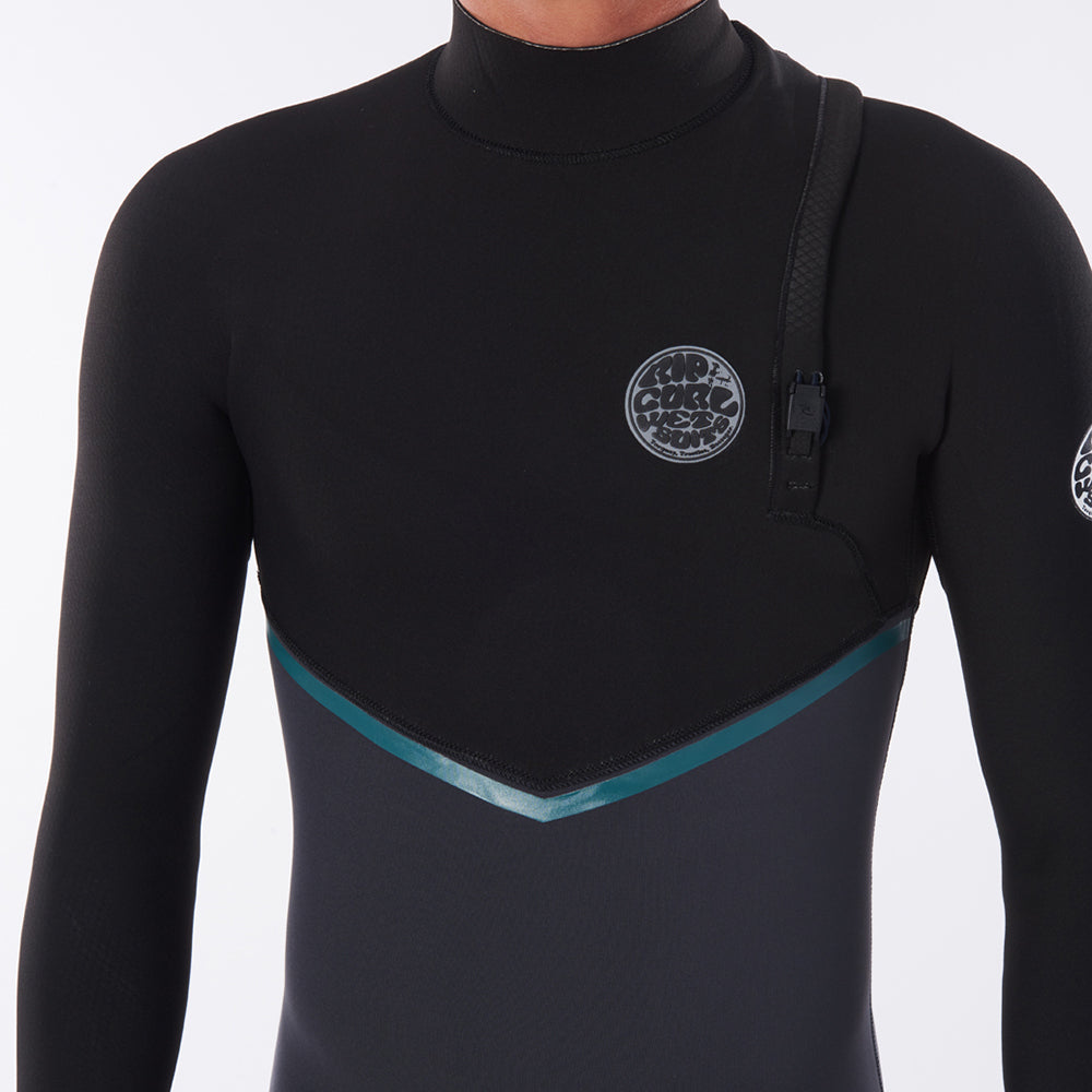 Rip Curl E Bomb 5/3mm Zip Free Winter Wetsuit - Charcoal Grey