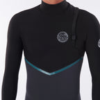 Rip Curl E Bomb 5/3mm Zip Free Winter Wetsuit - Charcoal Grey