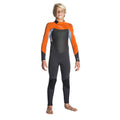 Rip Curl Junior Dawn Patrol 4/3mm Back Zip Wetsuit  - Grey/Orange