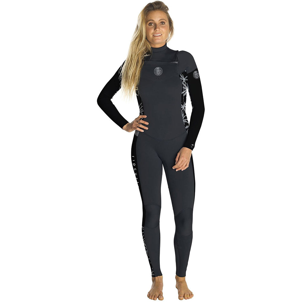 Rip Curl Womens Dawn Patrol 4/3mm Chest Zip Full Wetsuit