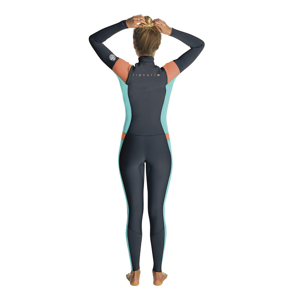 Rip Curl Womens Dawn Patrol 4/3mm Chest Zip Full Wetsuit