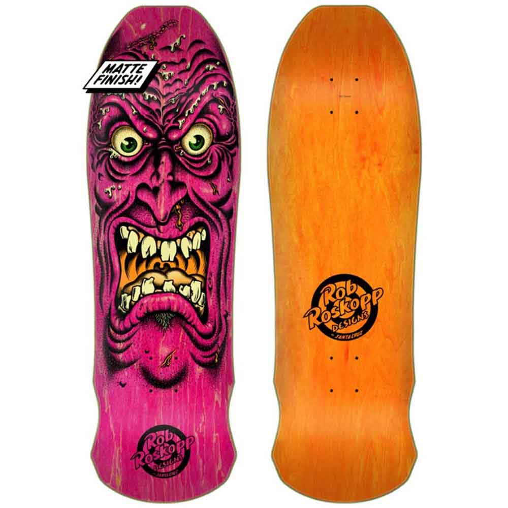 Santa Cruz Rob Roskopp Face - Purple Skateboard Deck