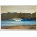 Retro gift card Sand Surf Art sufing surfer
