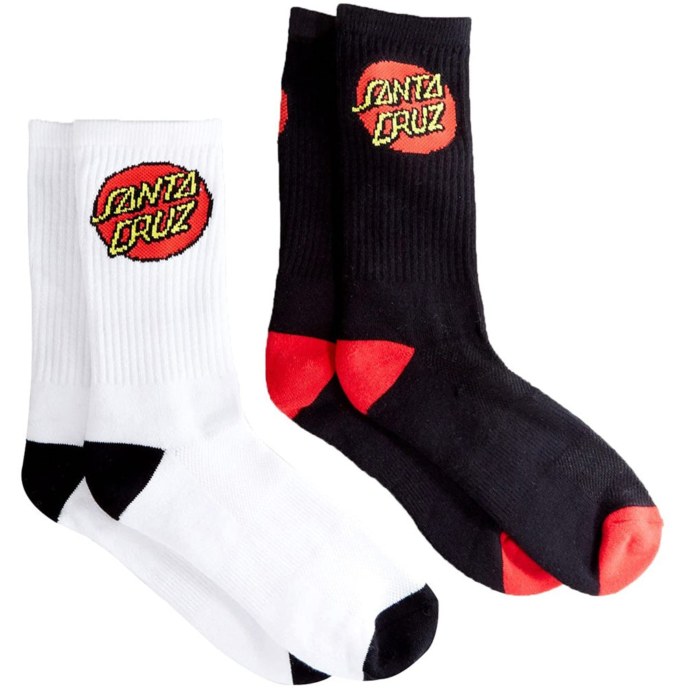 Santa Cruz Classic Dot 2 Pack Socks