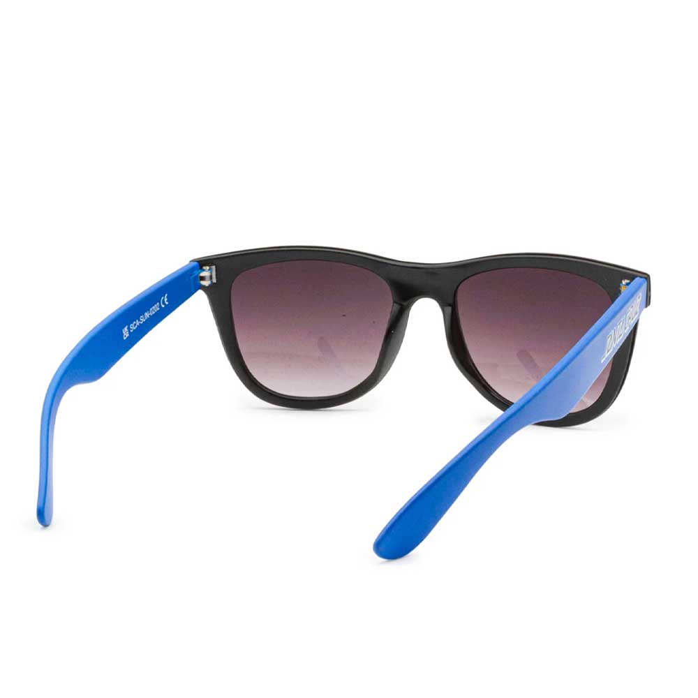 Santa Cruz Classic Strip Sunglasses - Black/Royal Blue