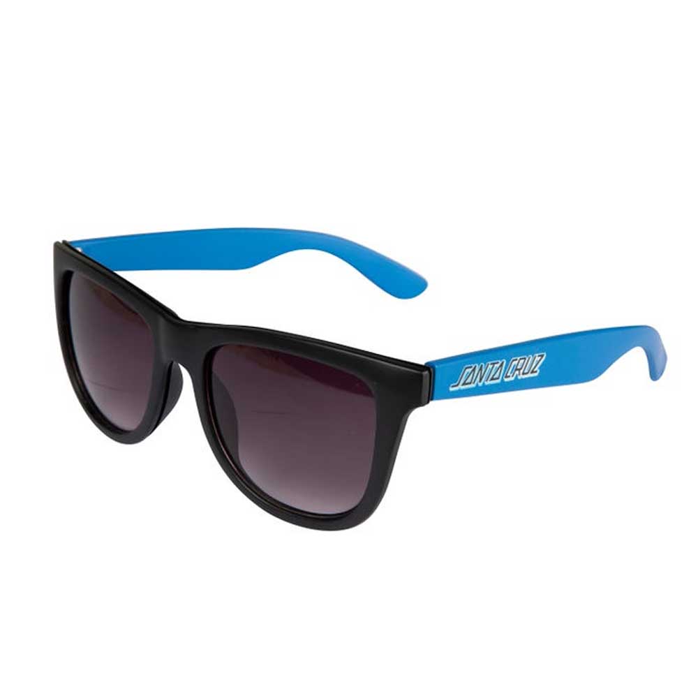 Santa Cruz Classic Strip Sunglasses - Black/Royal Blue