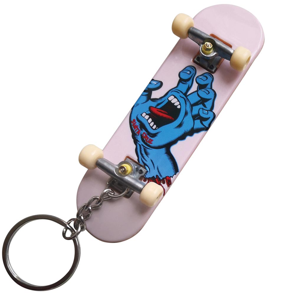 Santa Cruz Screaming Hand Fingerboard Keychain