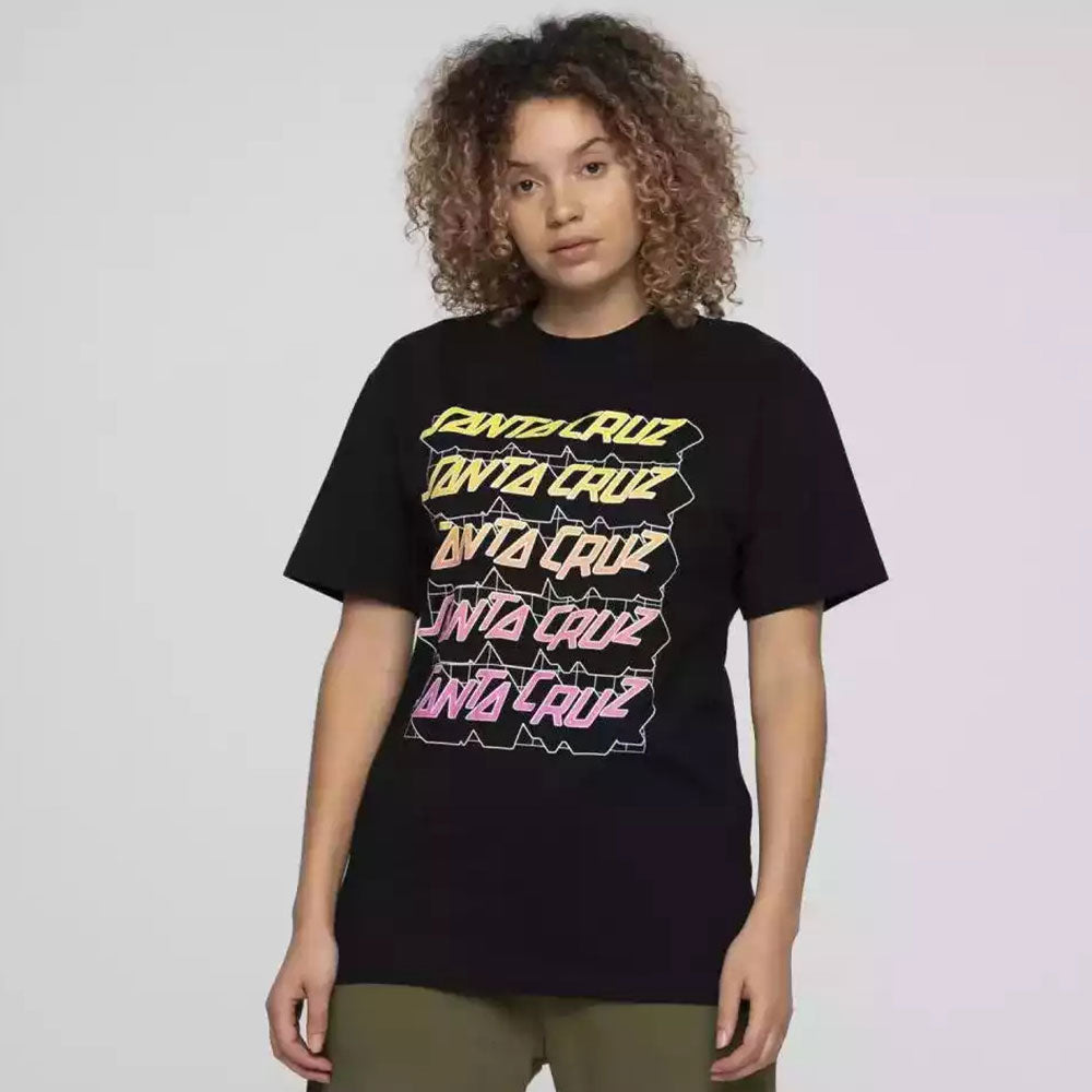 Santa Cruz Grid Stacked T-Shirt