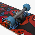 Santa Cruz Mandala Hand 8" Complete Skateboard - Red Blue