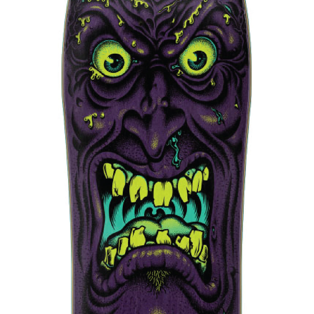 Santa Cruz Rob Roskopp Face - Matte Purple Skateboard Deck