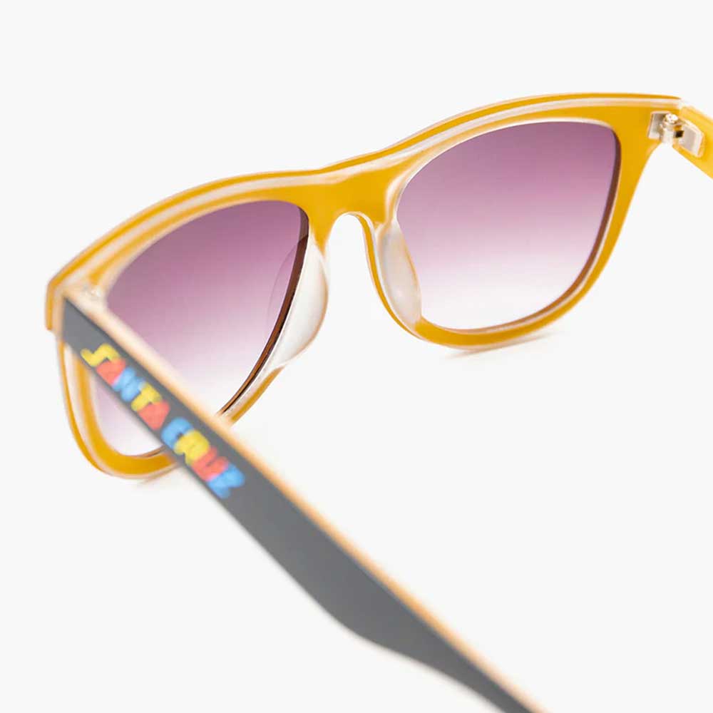 Santa Cruz Strip In Colour Sunglasses - Black/Mango