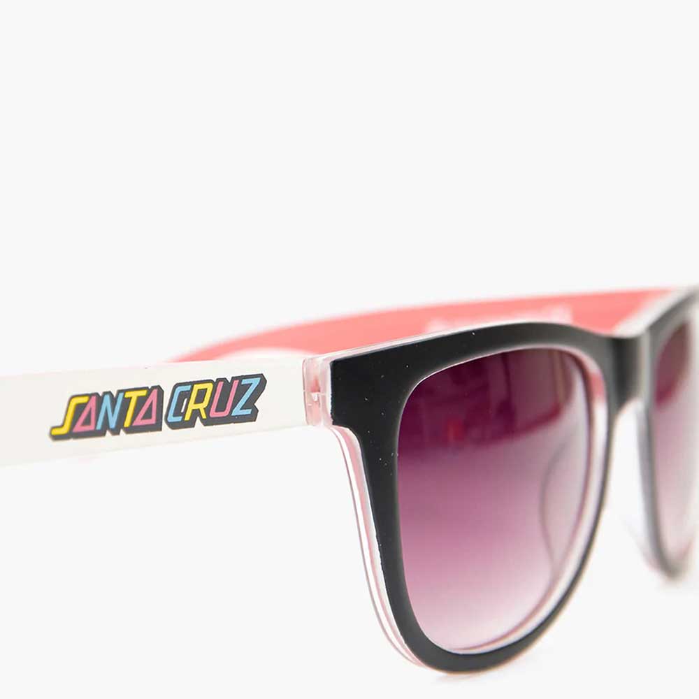Santa Cruz Strip In Colour Sunglasses - Grey/Burgundy