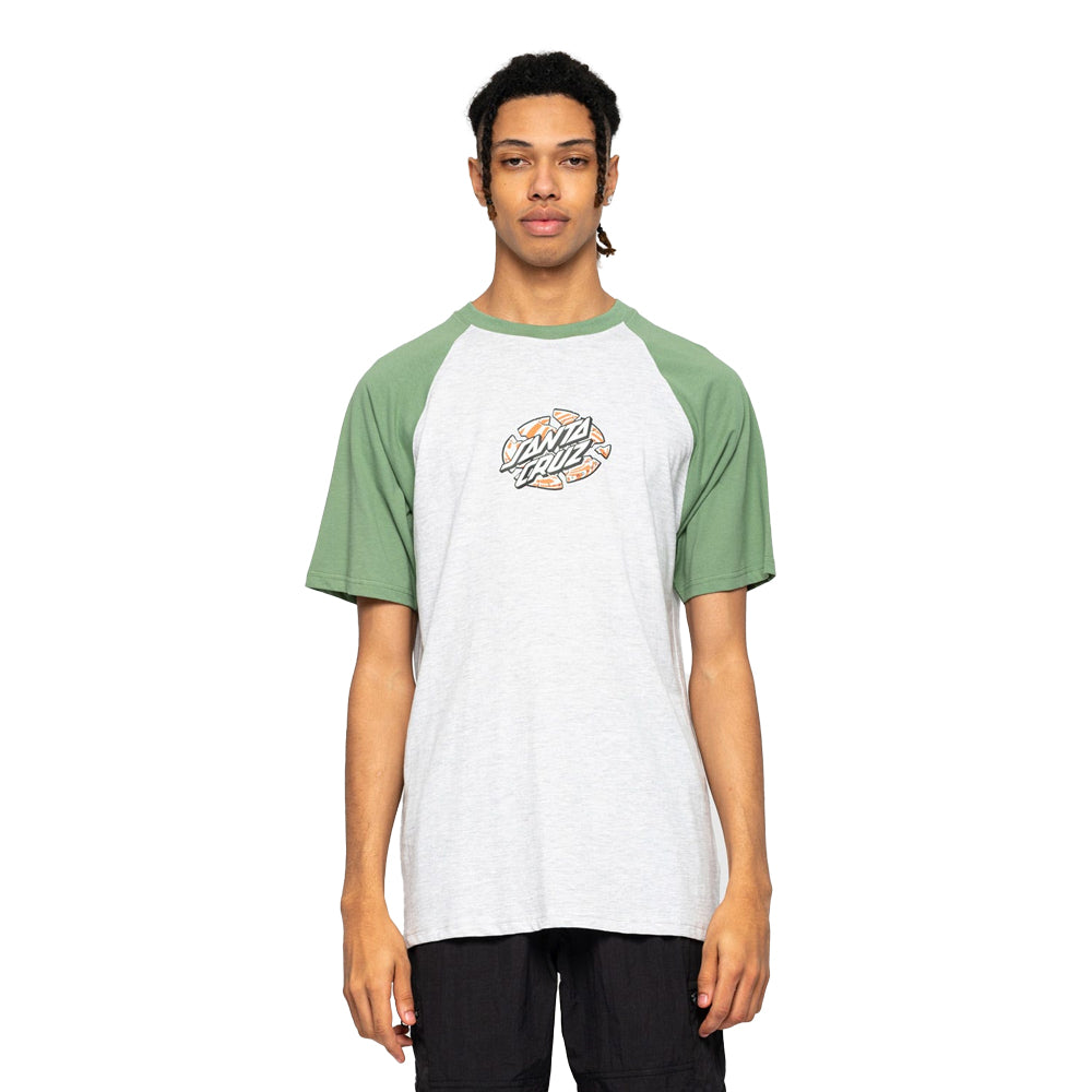 Santa Cruz Warp Broken Dot Raglan T-Shirt