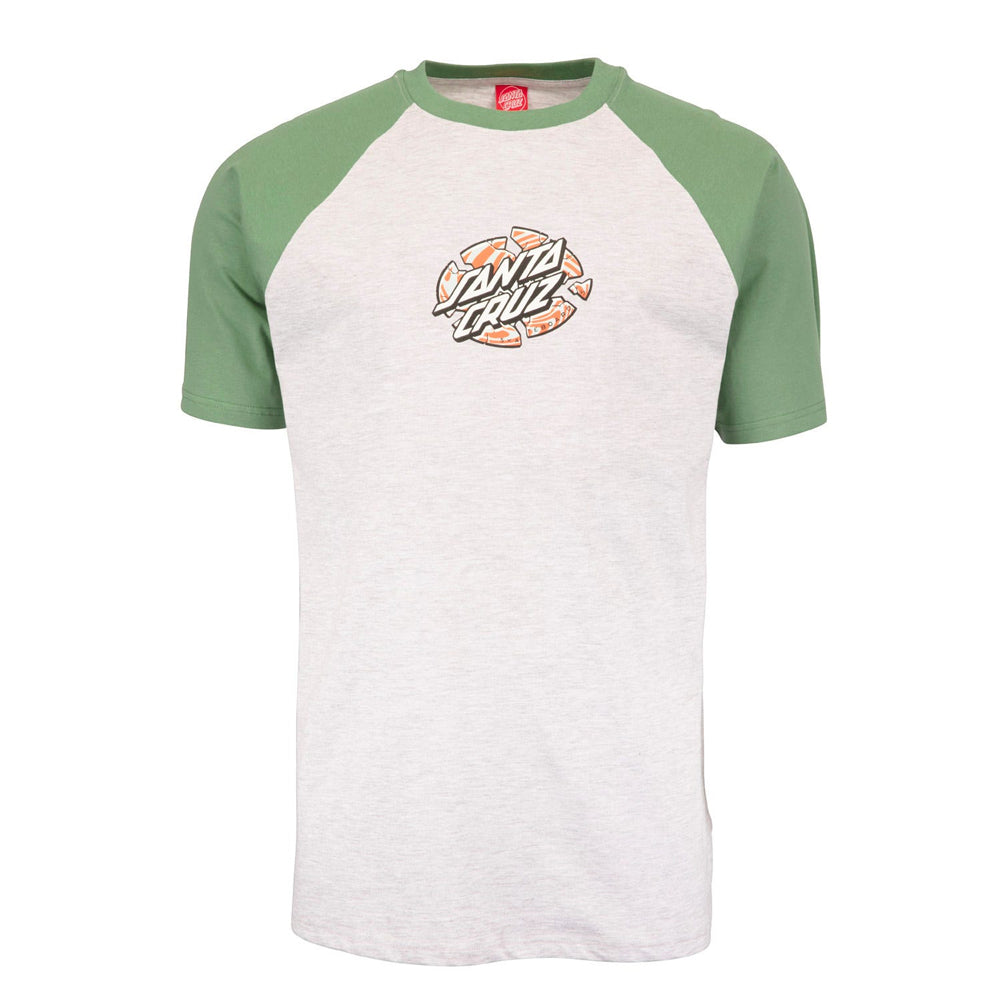 Santa Cruz Warp Broken Dot Raglan T-Shirt