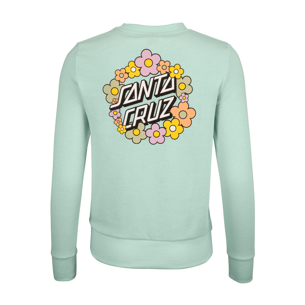 Santa Cruz Womens Ditsy Dot Crew Sweatshirt