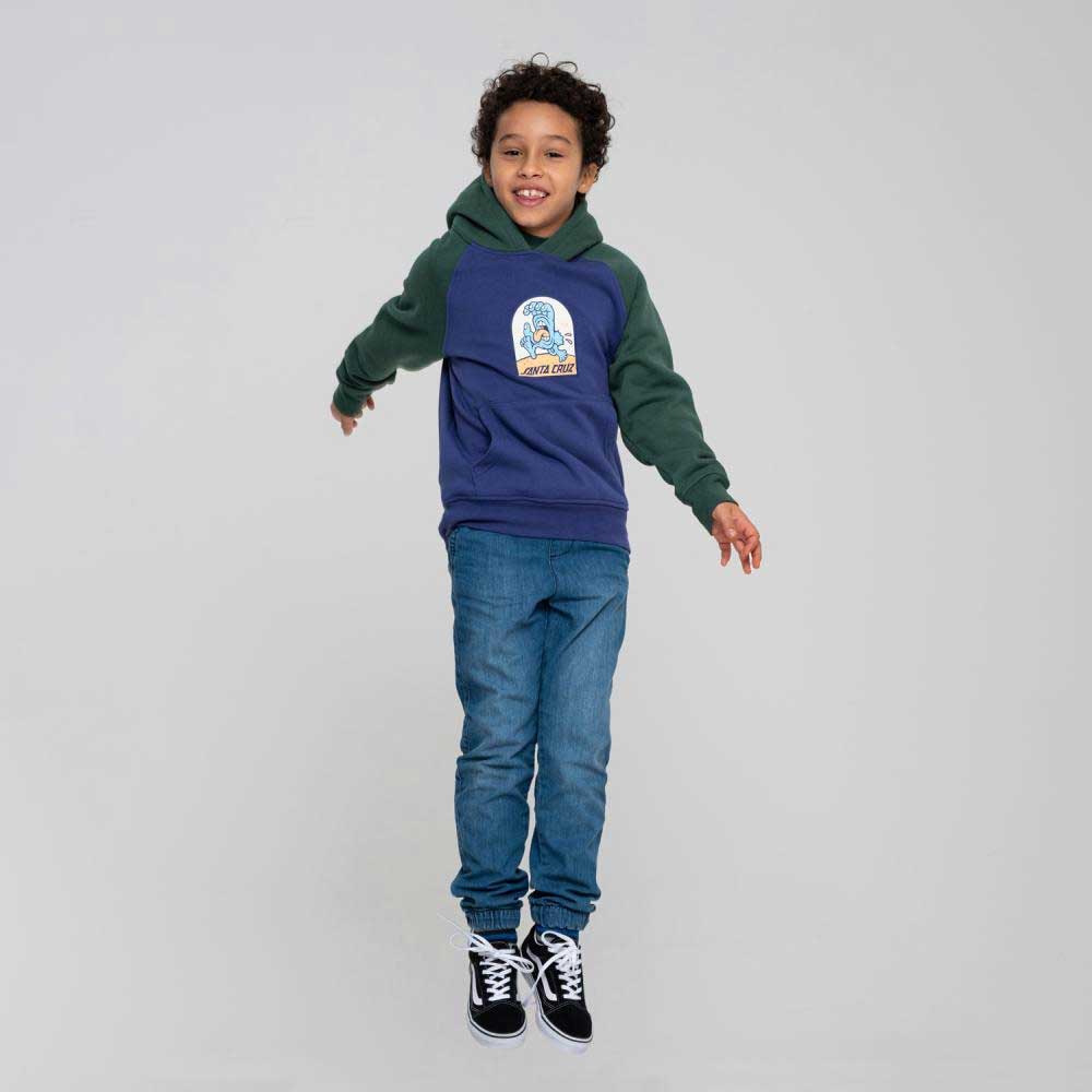 Santa Cruz Youth Beach Bum Hand Front Hoodie