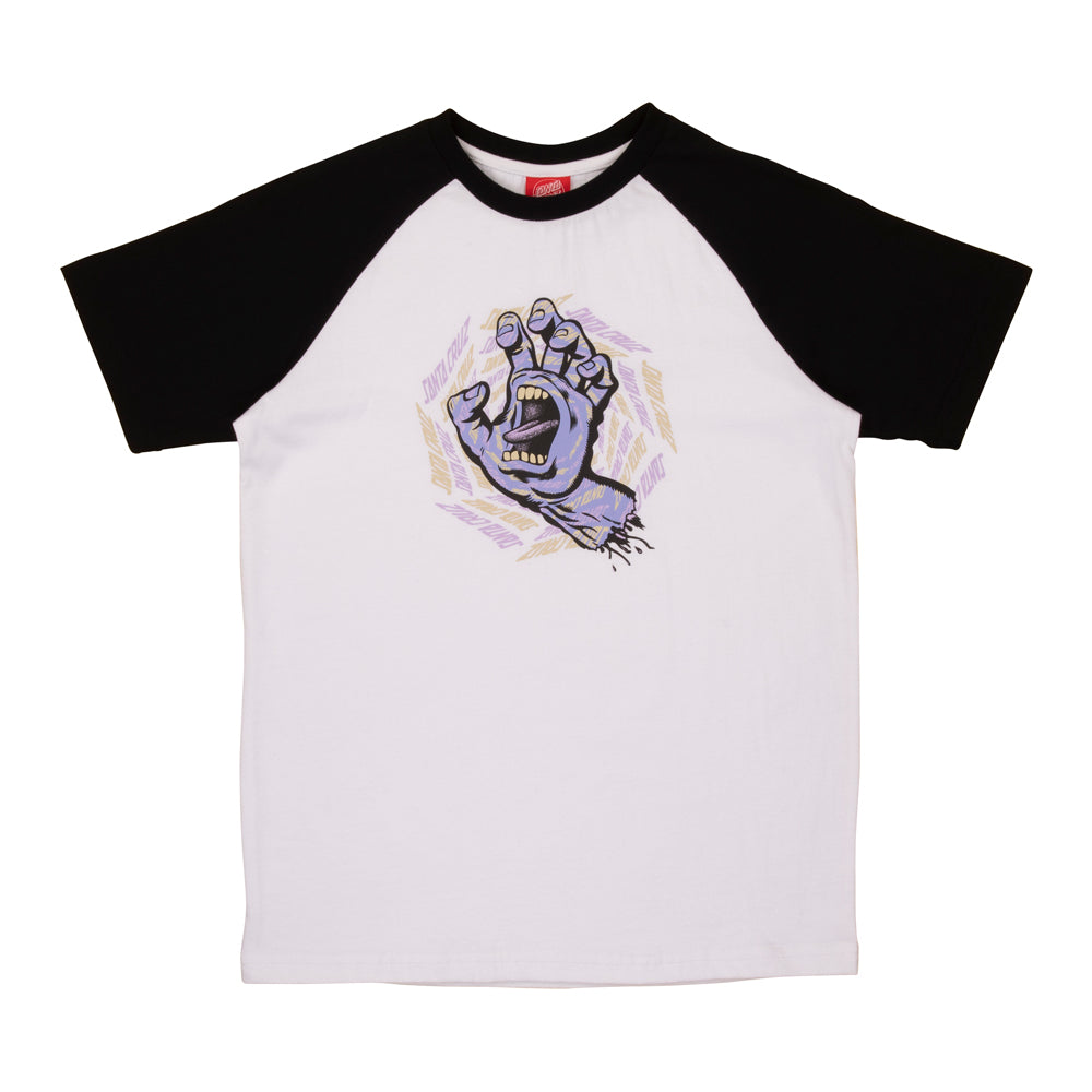 Santa Cruz Youth Spiral Strip Rag T-Shirt