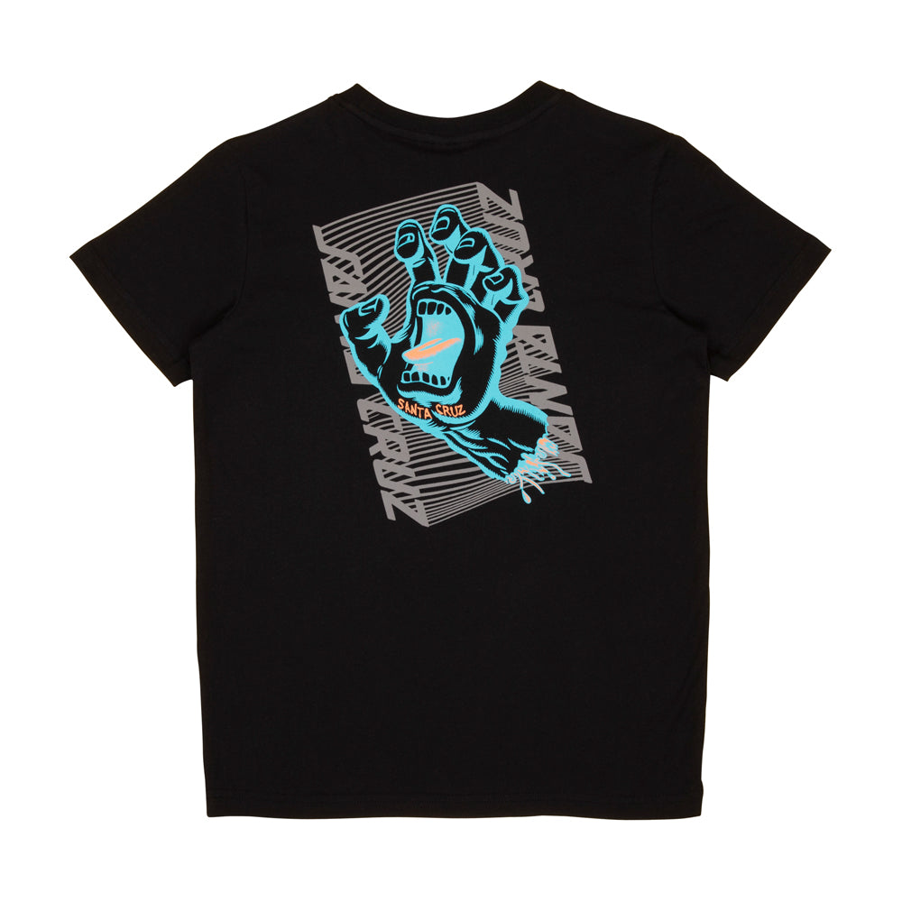 Santa Cruz Youth Split Strip Hand T-Shirt