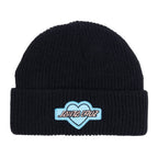 Santa Cruz Womens Heart Strip Beanie