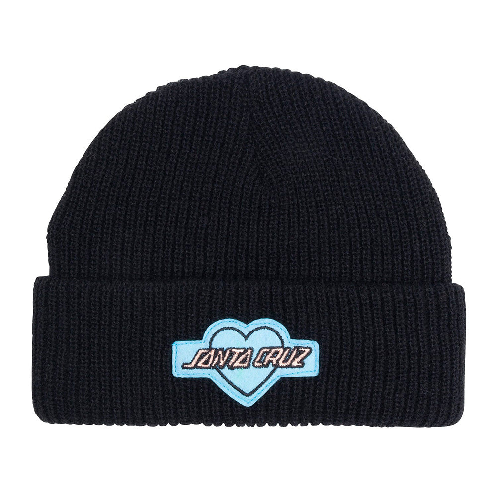 Santa Cruz Womens Heart Strip Beanie