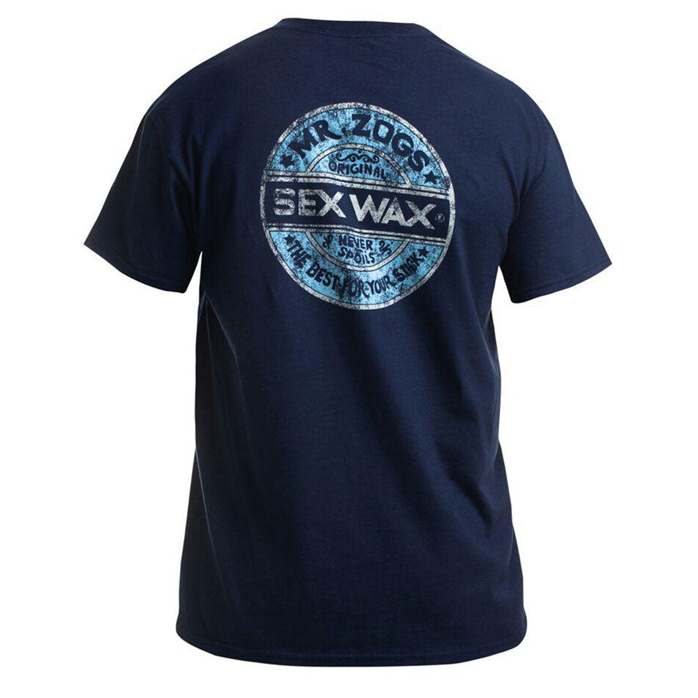 Sexwax Distressed Retro Short Sleeved T Shirt