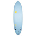 Softech Brainchild FCS II 7'6 Soft Surfboard - Mist