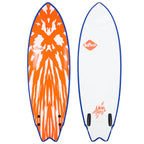 Softtech Mason Twin II 5'6 Surfboard - Red White