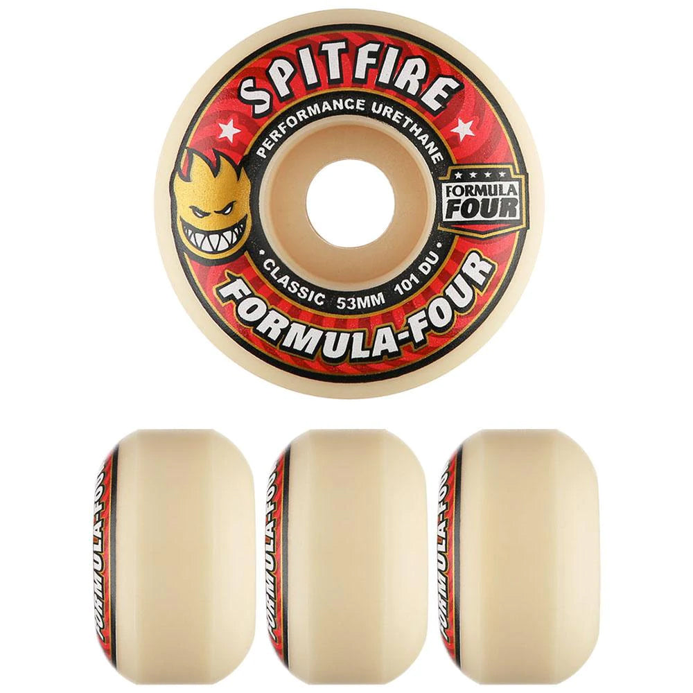 Spitfire Formula Four Full Conical 101a Skateboard Wheels