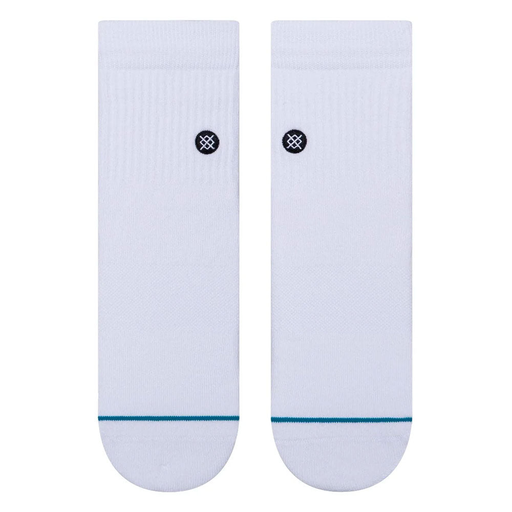 Stance Icon Quarter Socks - White