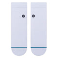 Stance Icon Quarter Socks - White