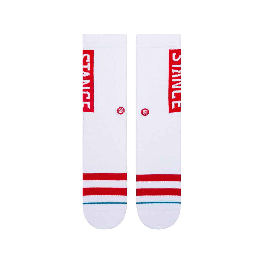 Stance OG Socks - White Red