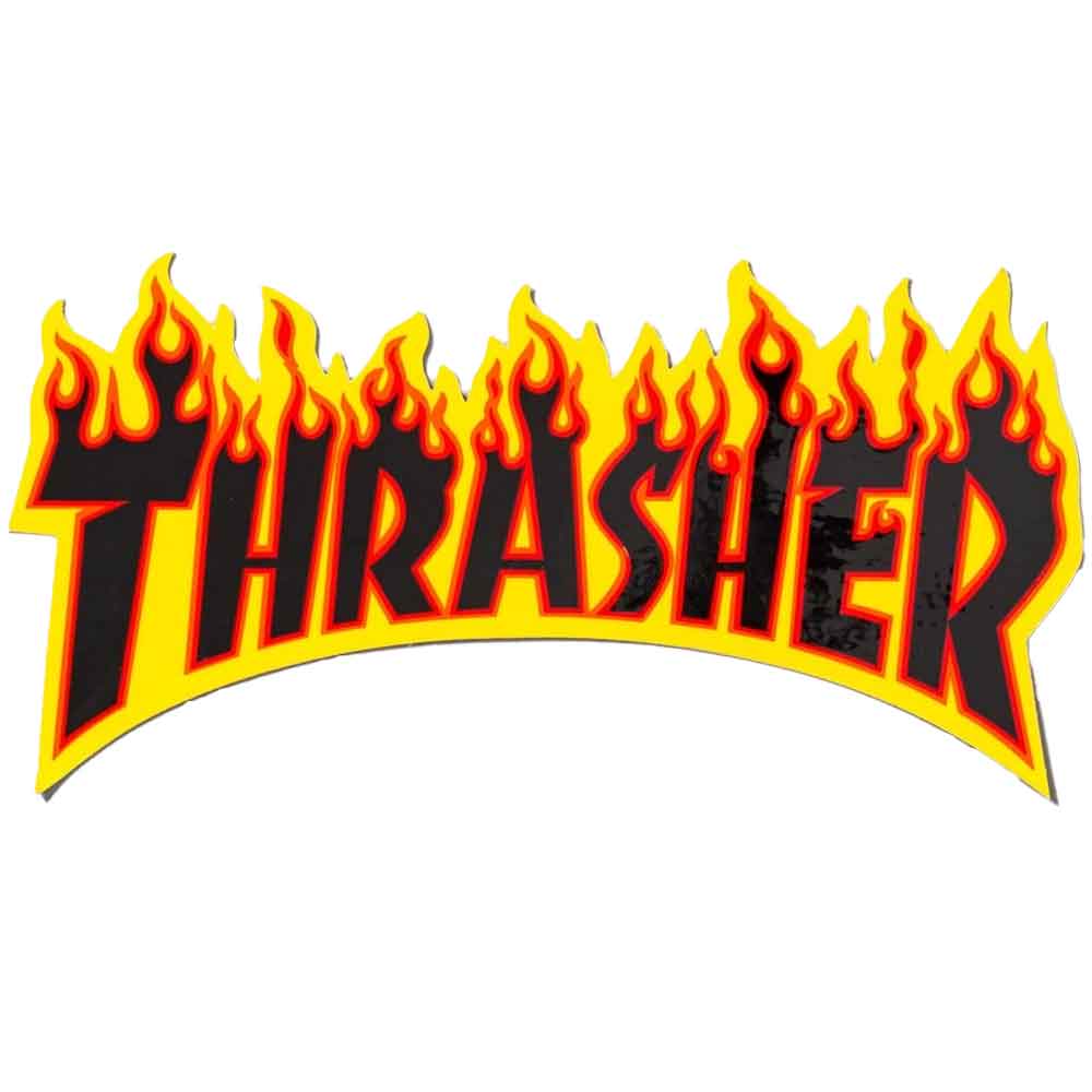 Thrasher Skate Mag Flame Logo Large