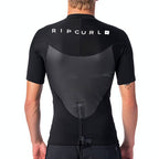 Rip Curl Omega 1.5mm Short Sleeved Wetsuit Top - Black