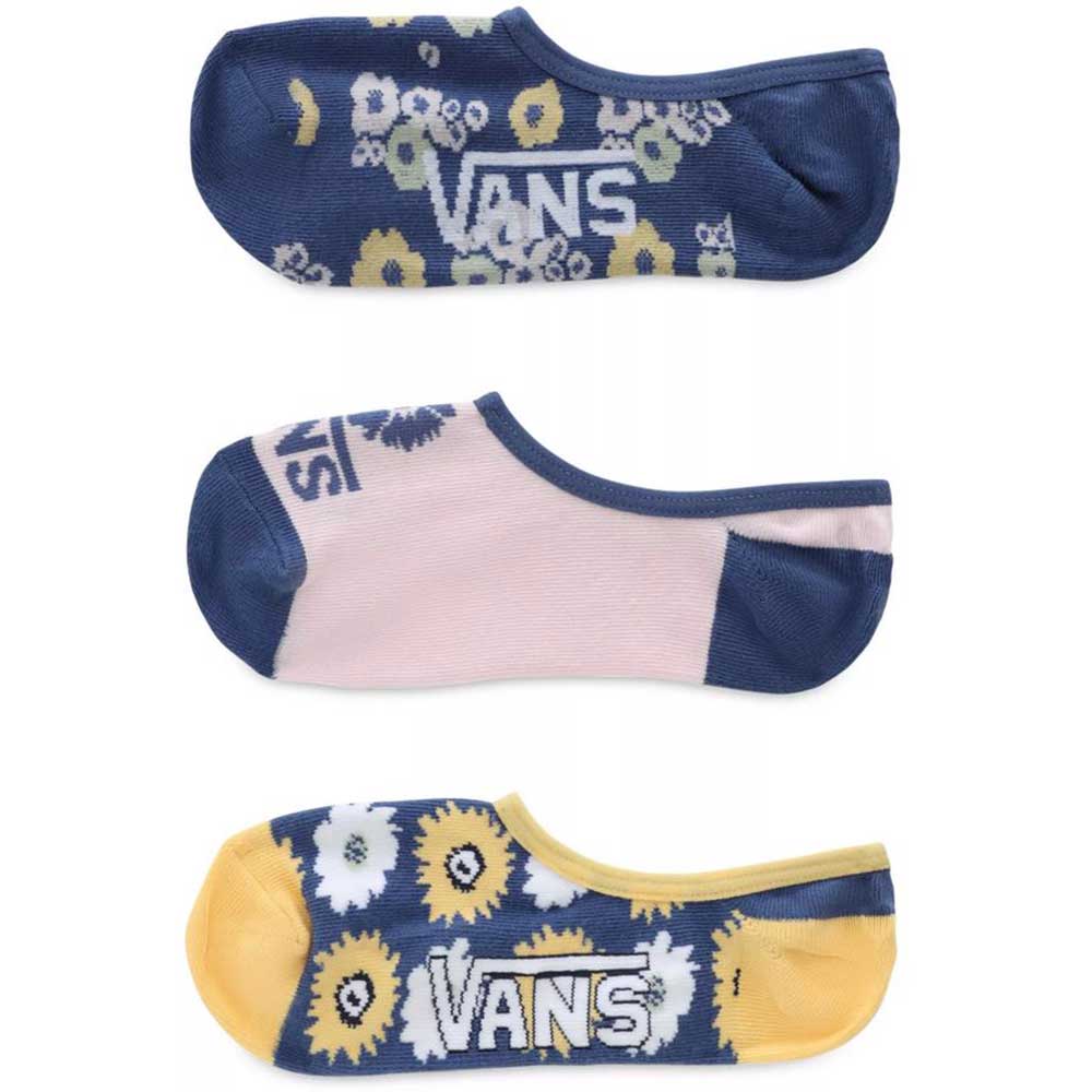 Vans Womens Deco Ditsy Canoodle Socks - 3 Pack (UK 4-7.5)