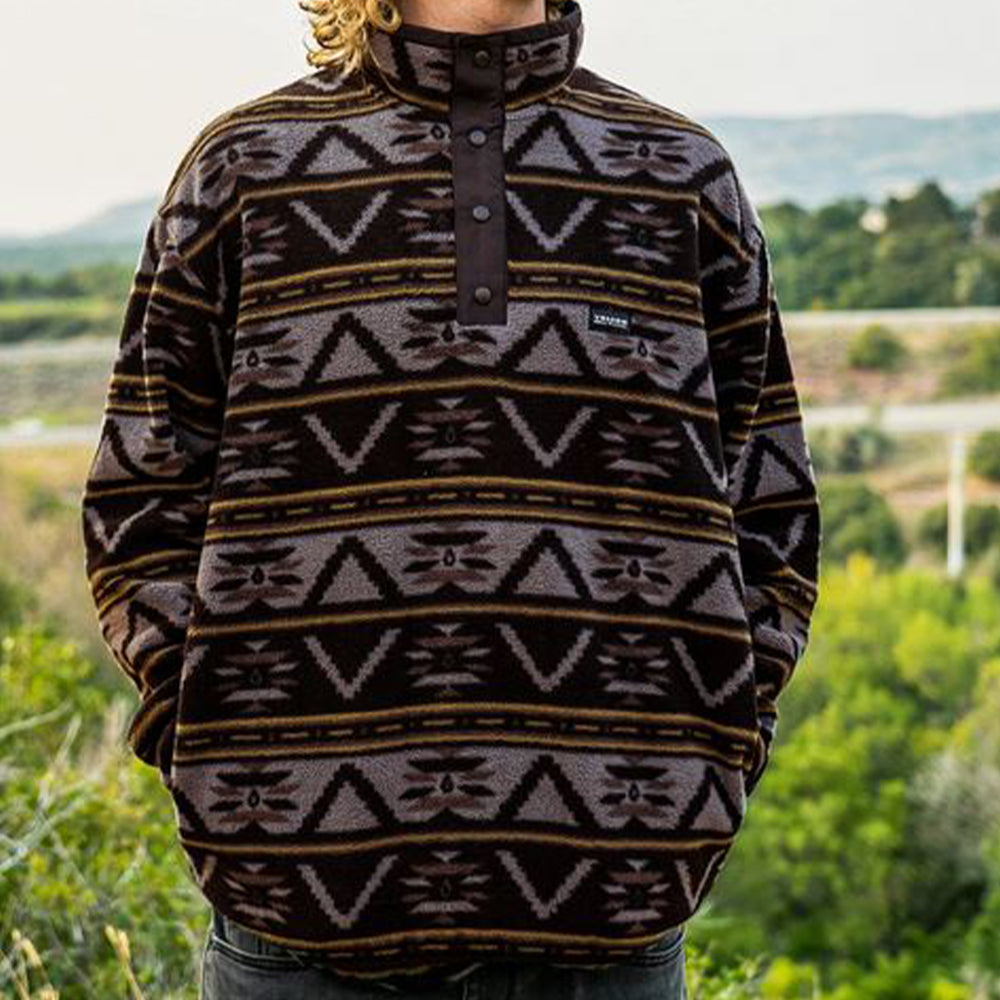 Volcom Switch Case Mock Neck Zip Fleece