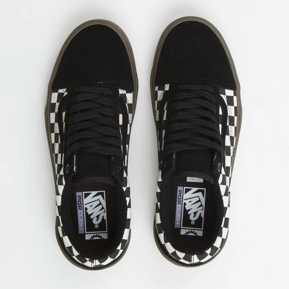 Vans BMX Old Skool Checkerboard Checker Black Dark Gum Ocean Sports Boardridersguide