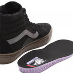 Vans BMX Sk8- Hi Skate Shoes Black/Dark Gum – Ocean Sports