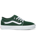 Vans Chukka Low Sidestripe Trainers  - Dark Green/White