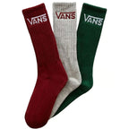 Vans Classic Crew Socks (3 Pack)  UK Size 8.5-12