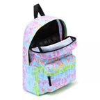 Vans Girls Realm Backpack  - Rainbow Skull