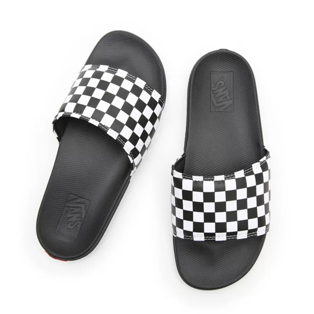 Vans La Costa Slide On  - Checkerboard True White/Black
