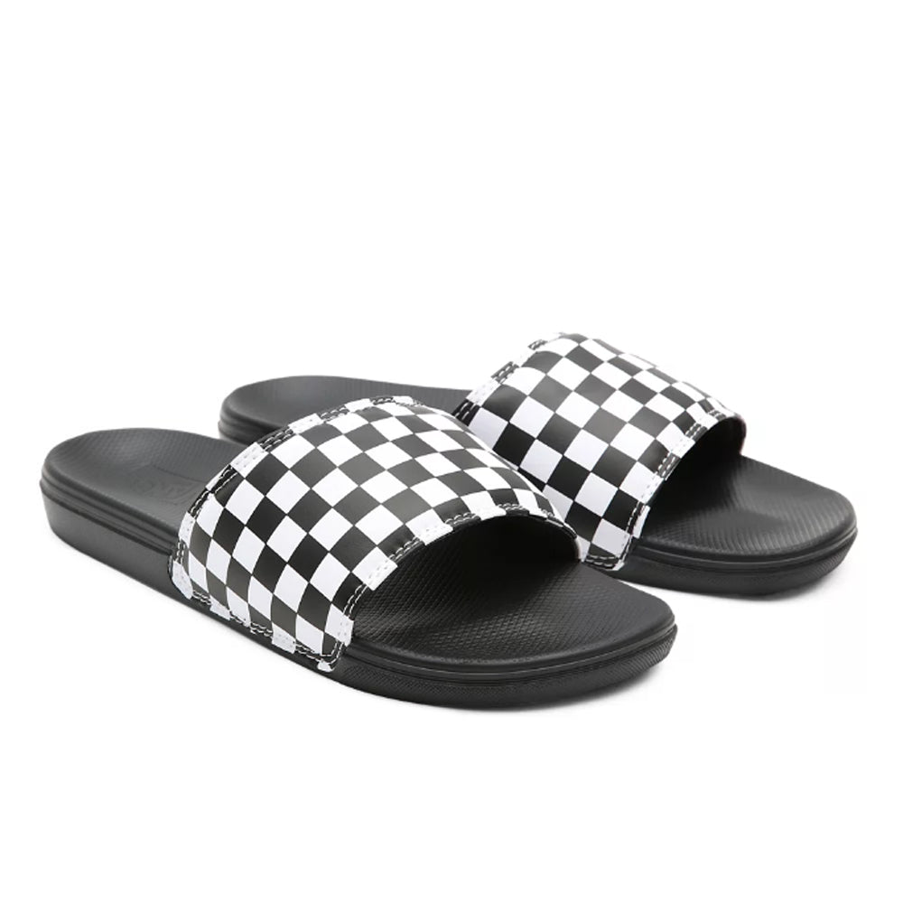 Vans La Costa Slide On  - Checkerboard True White/Black