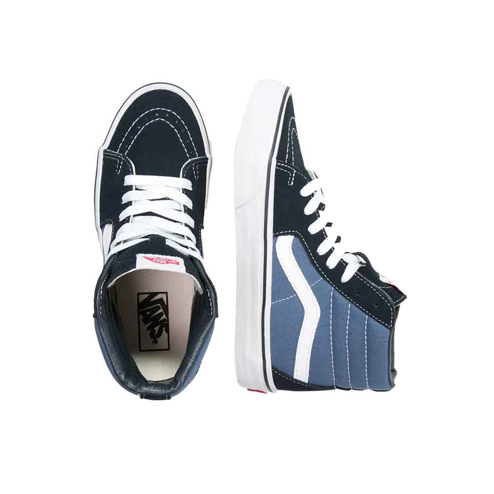 Vans Sk8 Hi Navy Skate Shoes