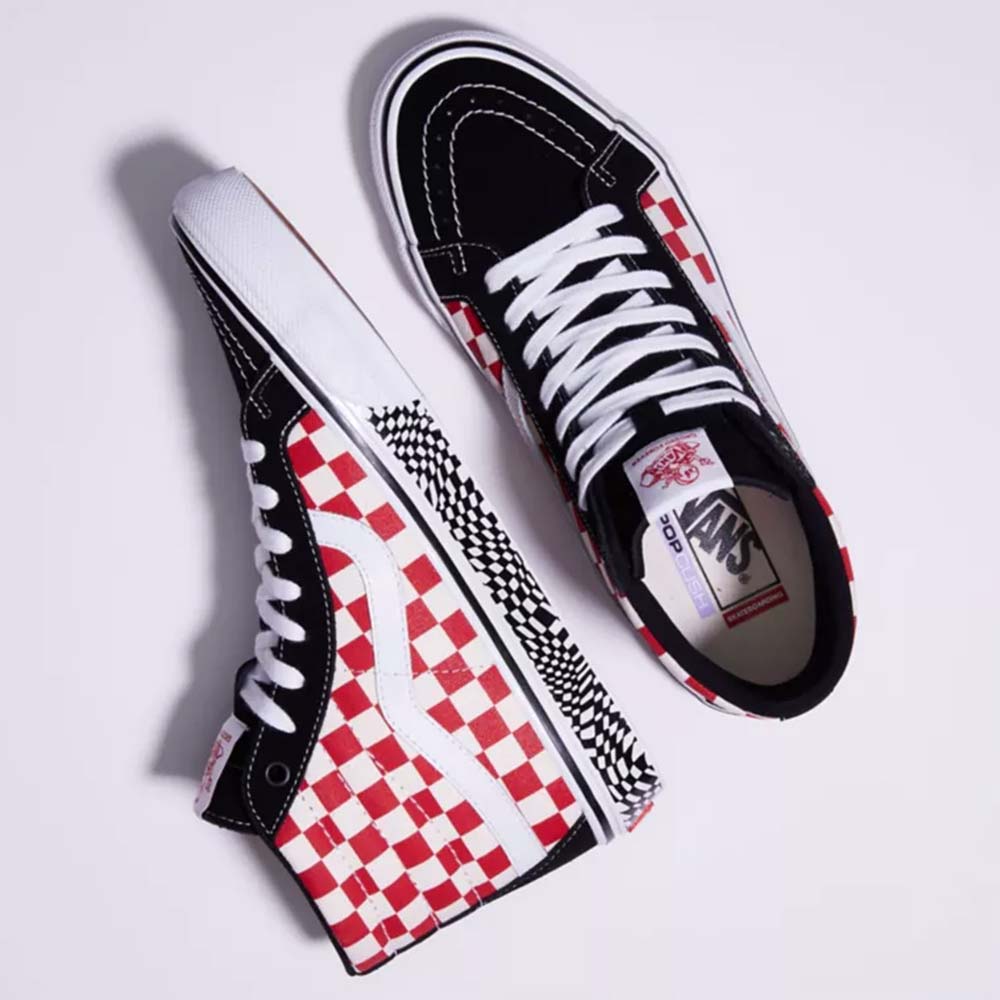 Vans Skate Sk8-Hi Reissue Skate Shoes  - Grosso '84 Black
