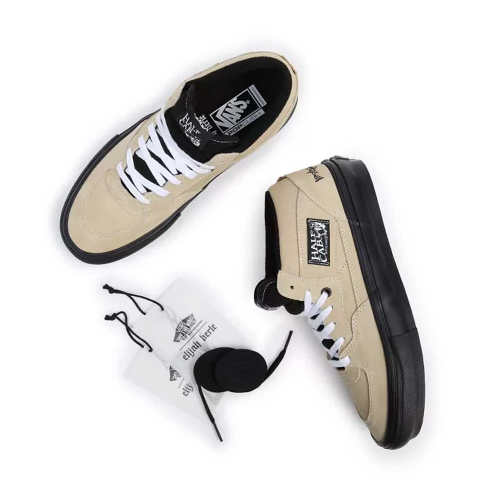 Vans Skate Half Cab Trainers  - Elijah Berle Khaki/Black