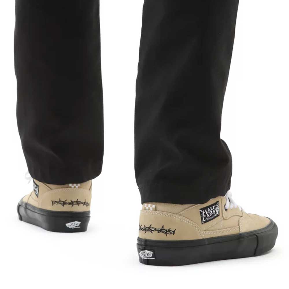 Vans Skate Half Cab Trainers  - Elijah Berle Khaki/Black