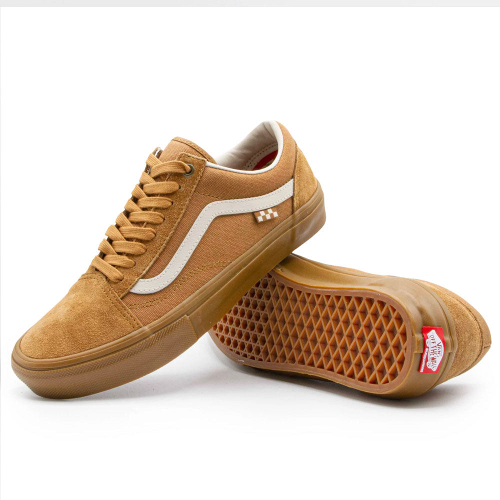 Vans Skate Old Skool Trainers - Light Brown/Gum