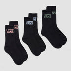 Vans Womens Classic Crew Socks - 3 Pack (UK Size 4-7.5)
