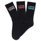 Vans Womens Classic Crew Socks - 3 Pack (UK Size 4-7.5)